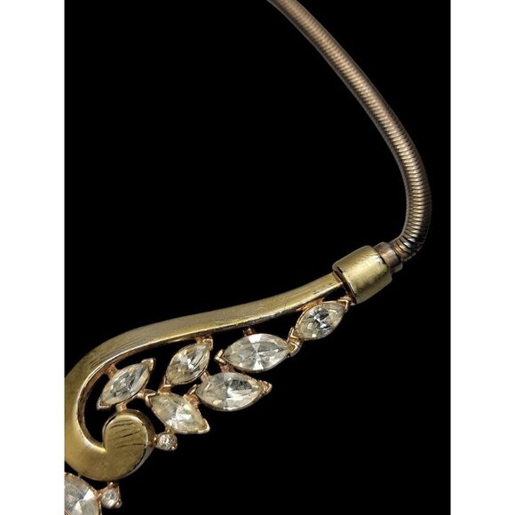 Crown Trifari Alfred Philippe Choker Necklace Patent Pend Book Piece Estate 16" - Picture 7 of 16